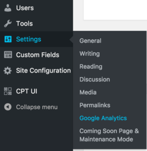 Google Analytics ID